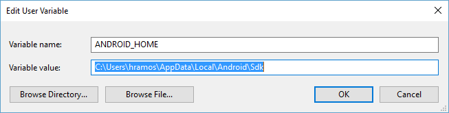 Cấu hình Android Home trên Windows